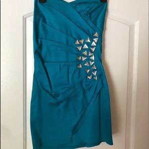 Blue homecoming dress